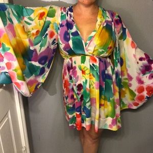 H&M Garden collection floral dress